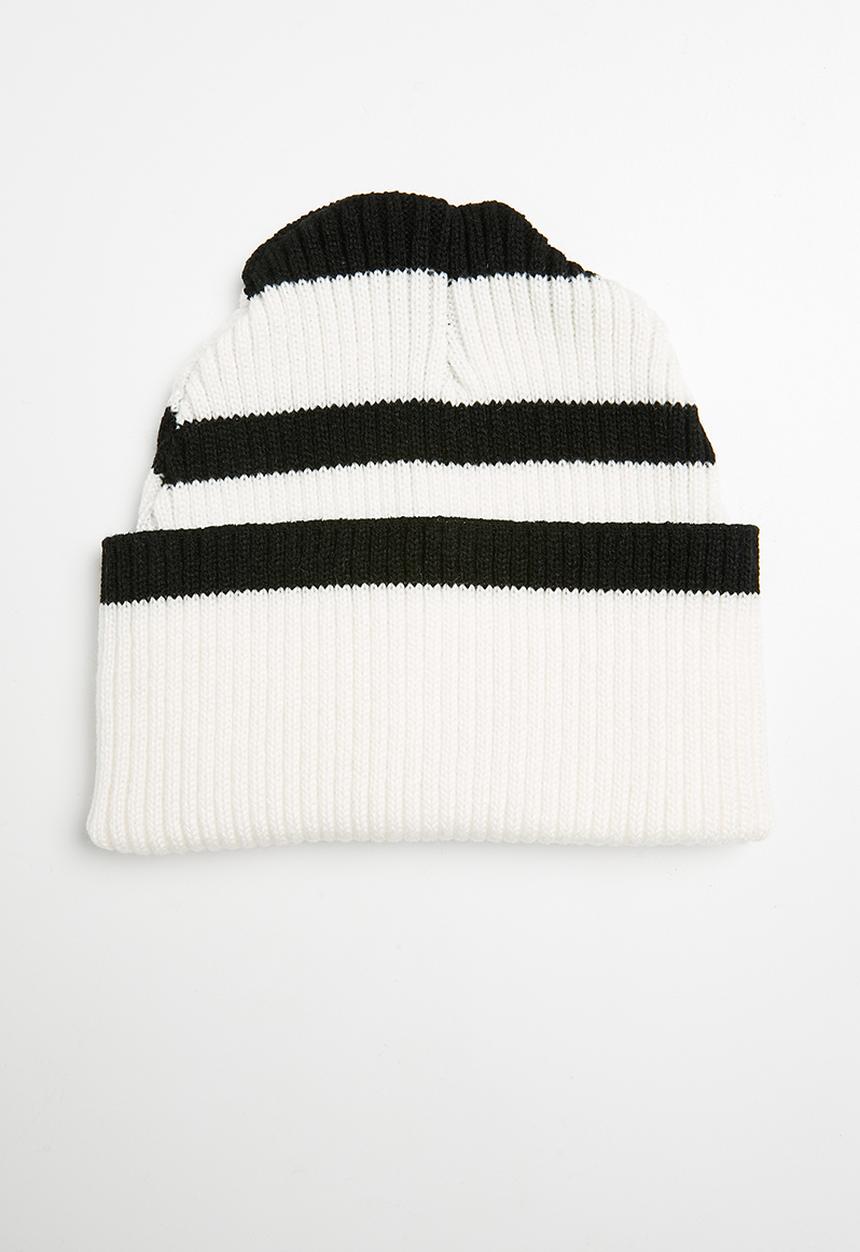 Superbalist - Strip beanie - black & cream
