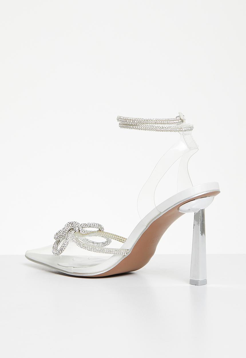 Call It Spring - Galaa ankle strap heel - silver