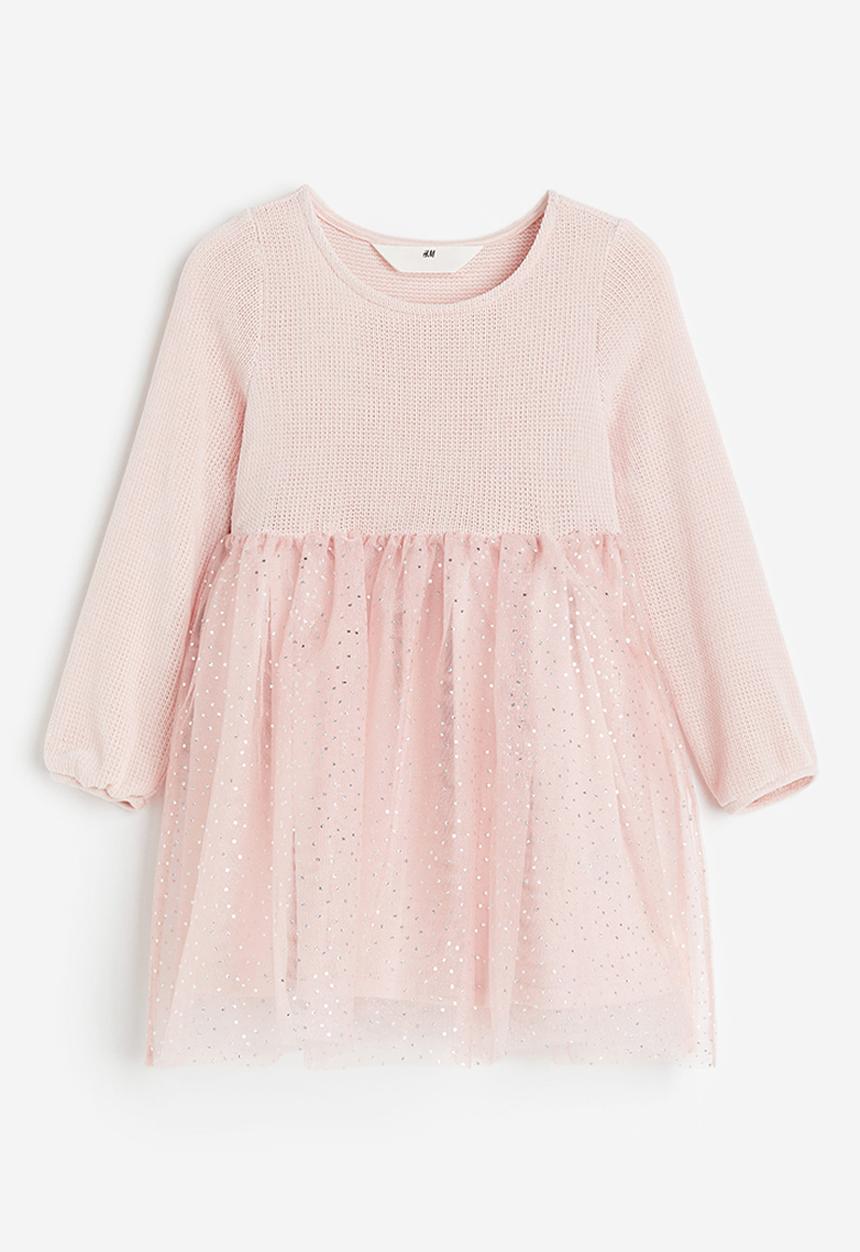 H&M - Tulle-skirt dress - light pink