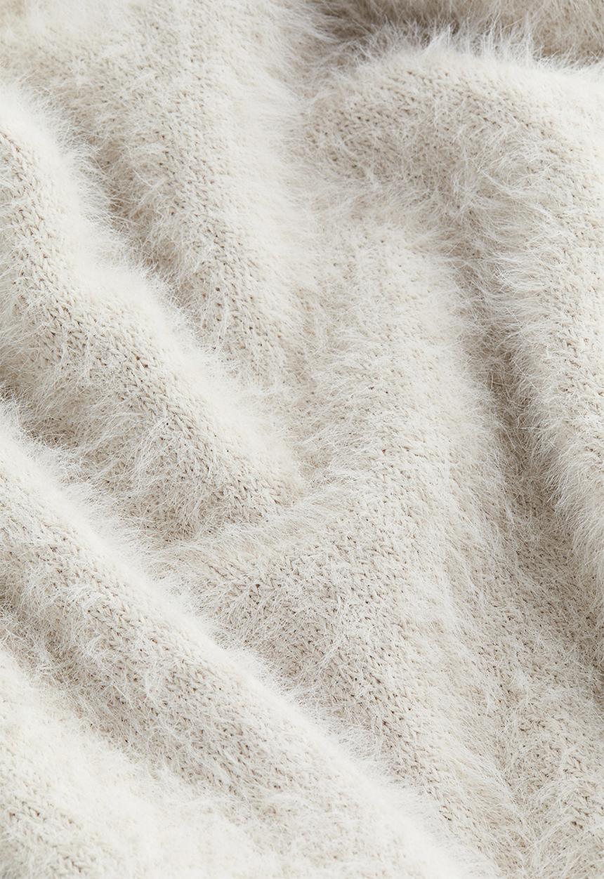H&M - Fluffy jumper - light grey 