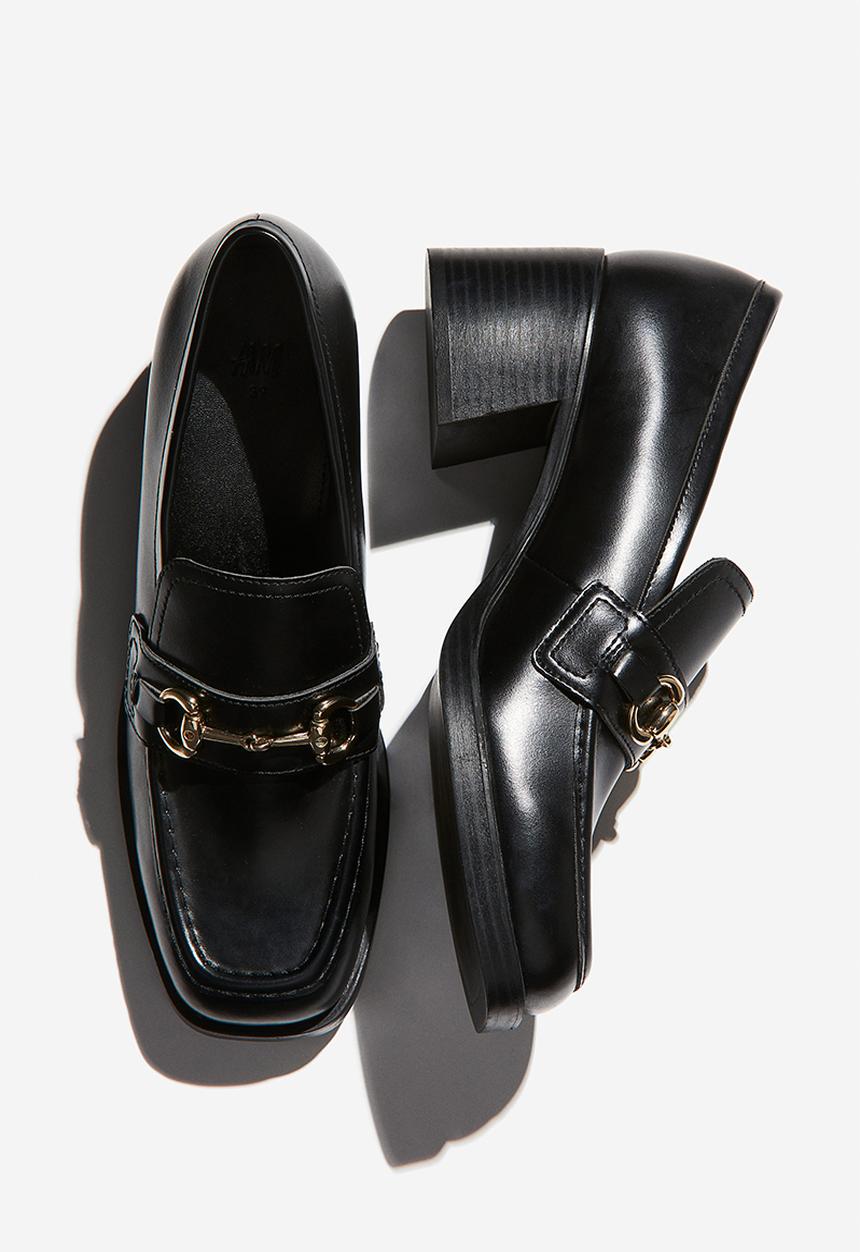 H&M - Heeled loafers - black