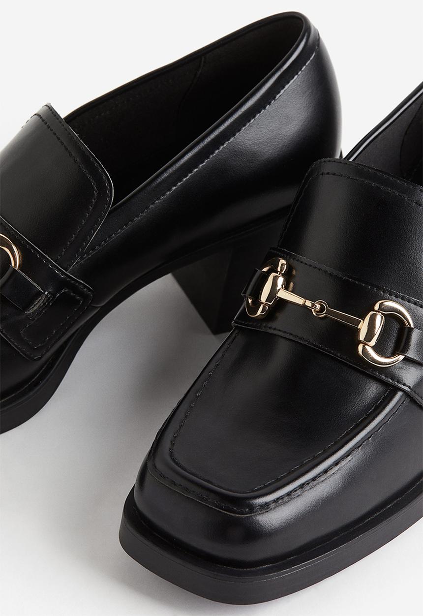 H&M - Heeled loafers - black