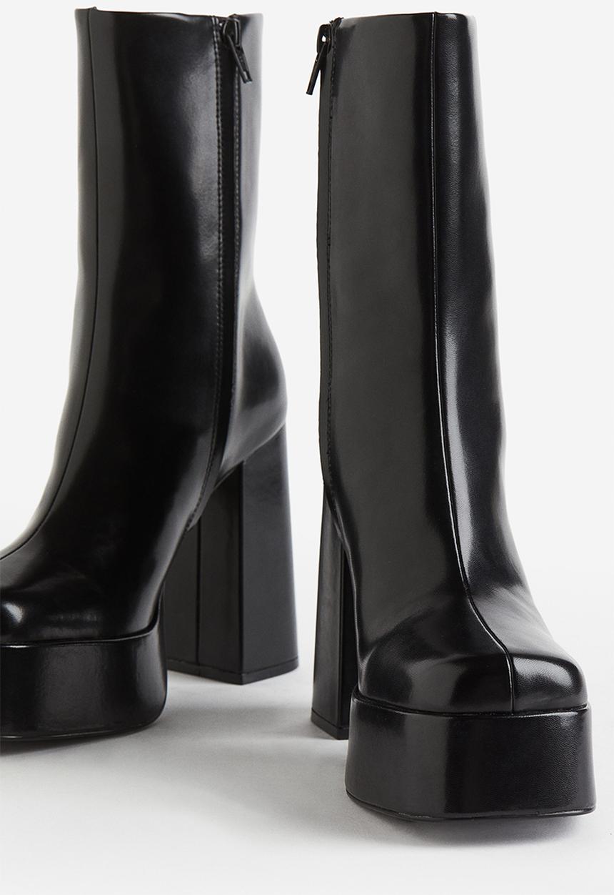 H&M - Platform boots - black