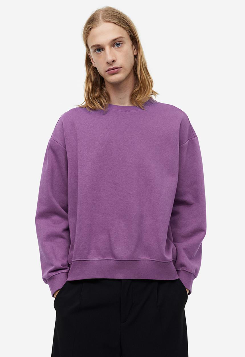H&M - Loose fit sweatshirt - purple