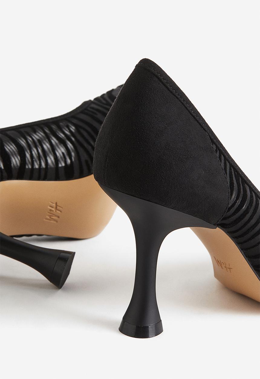 H&M - Mesh court shoes - black