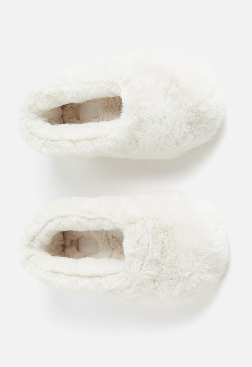H&M - Soft indoor slippers - white