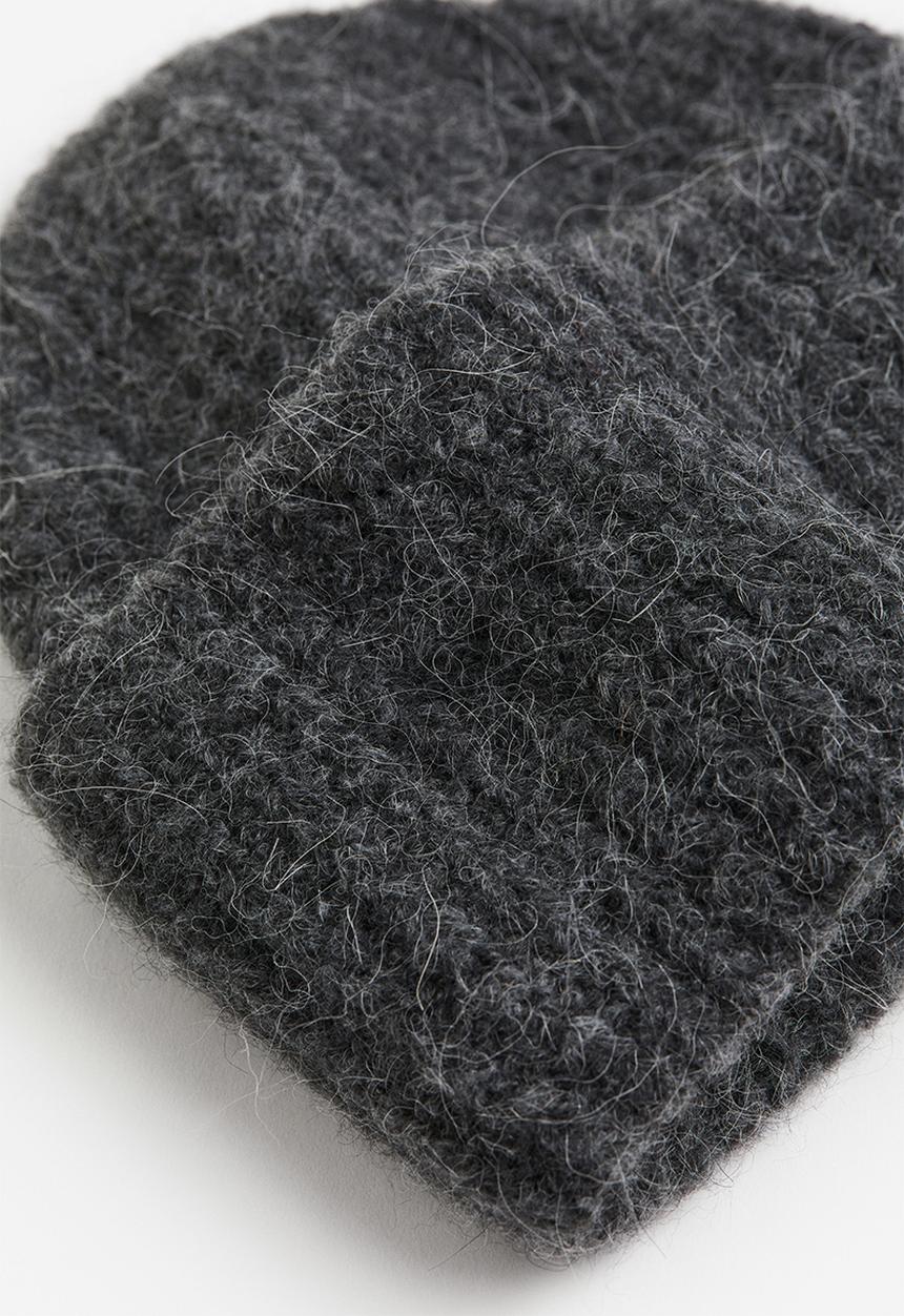 H&M - Rib-knit hat - grey