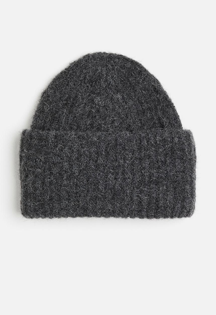 H&M - Rib-knit hat - grey