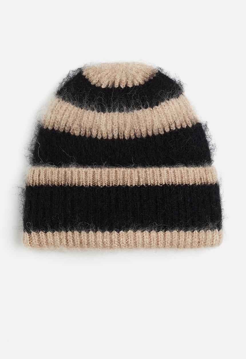H&M - Rib-knit hat - beige
