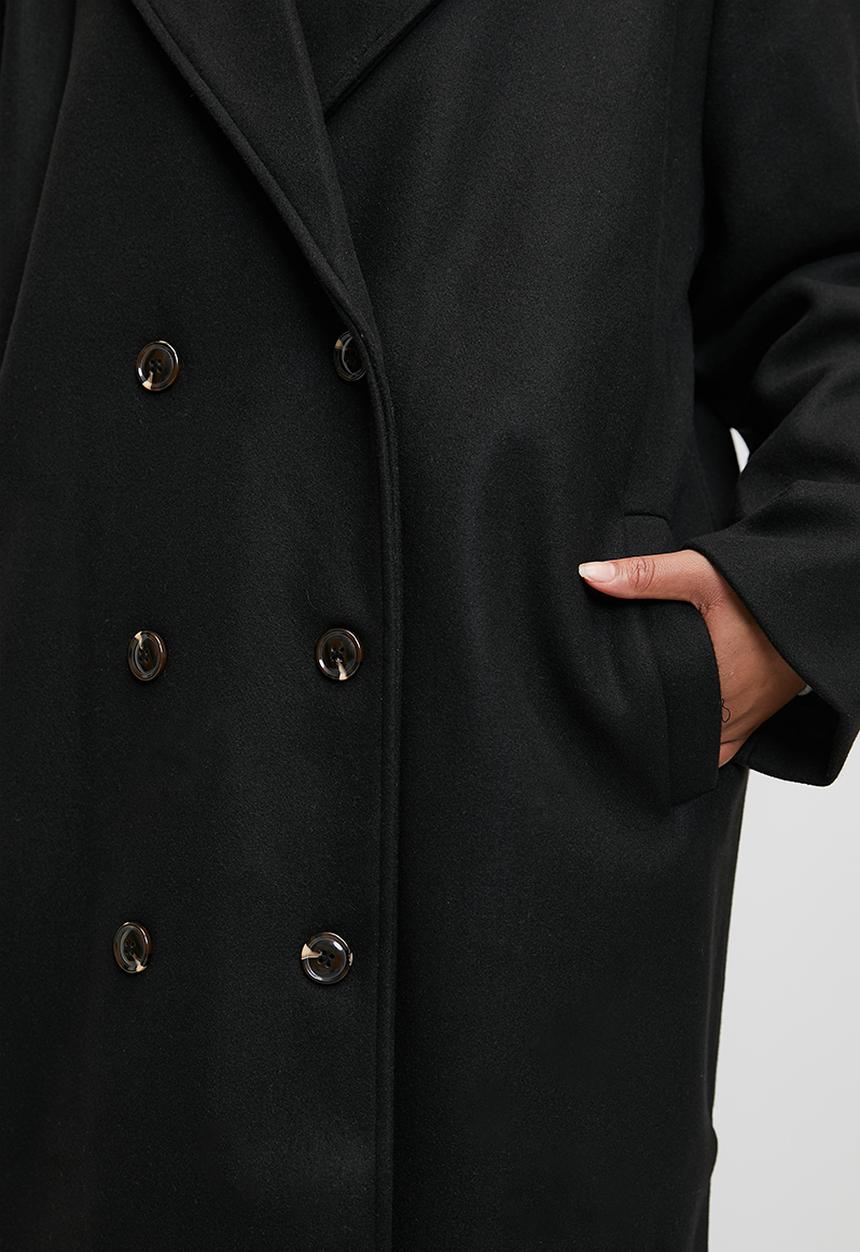 Cotton On - Plus Harrison Coat - Black
