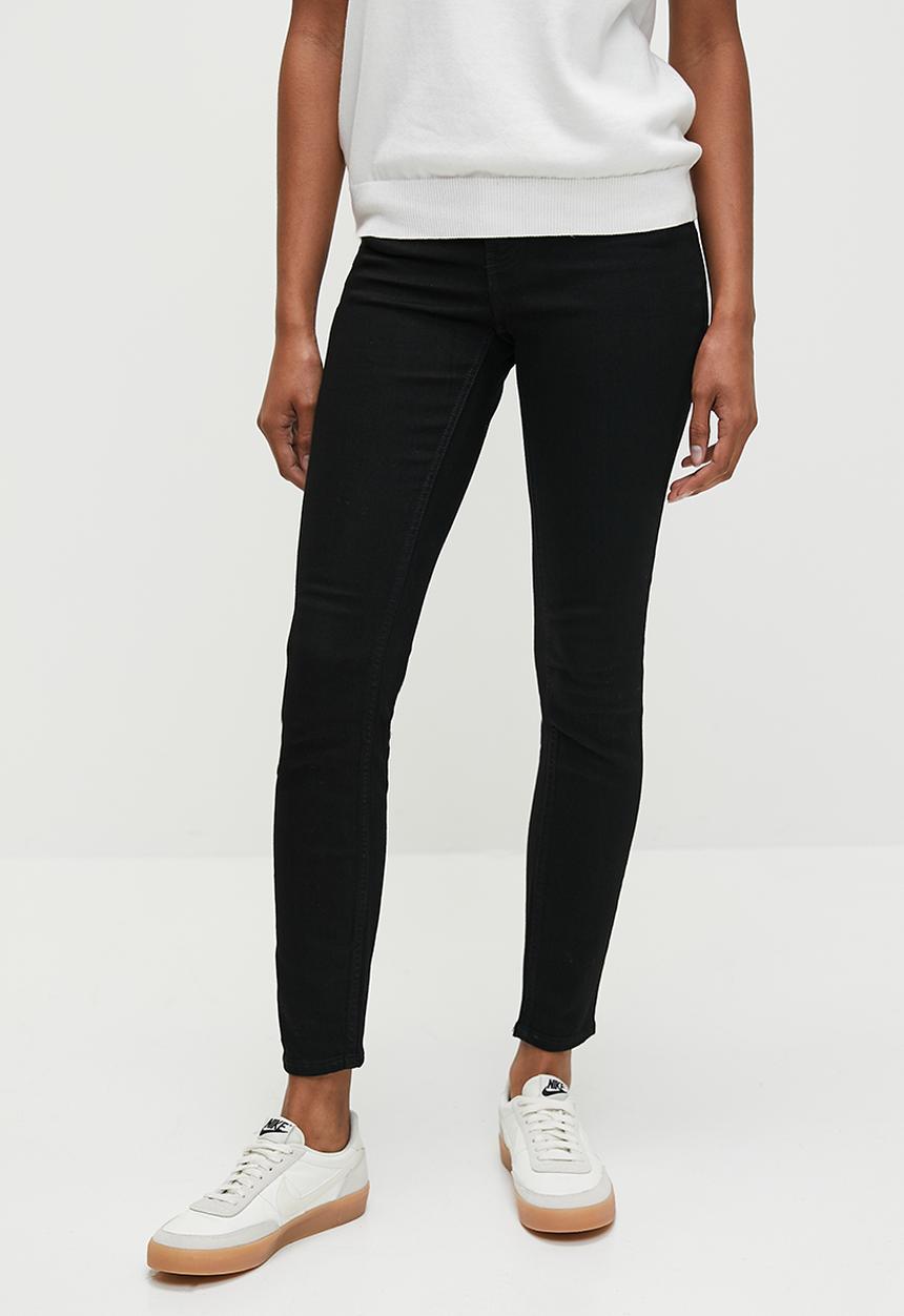 H&M - Skinny high jeans - black