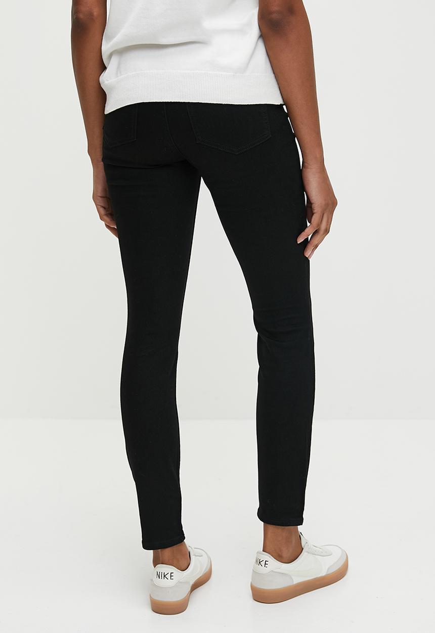 H&M - Skinny high jeans - black