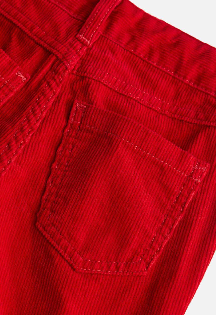 H&M - Slim fit corduroy trousers - red