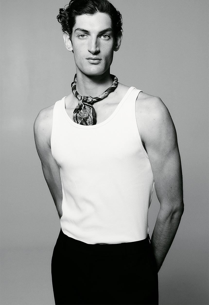 H&M - Slim fit ribbed vest top - cream