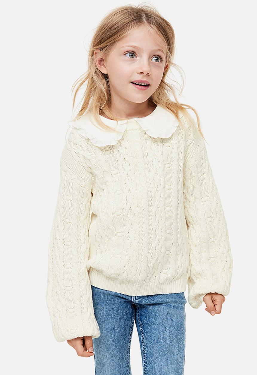 H&M - Cable-knit jumper - white