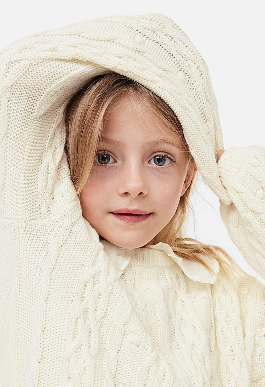 H&M - Cable-knit jumper - white