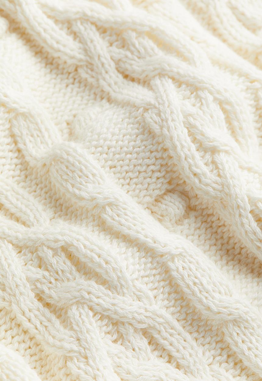 H&M - Cable-knit jumper - white