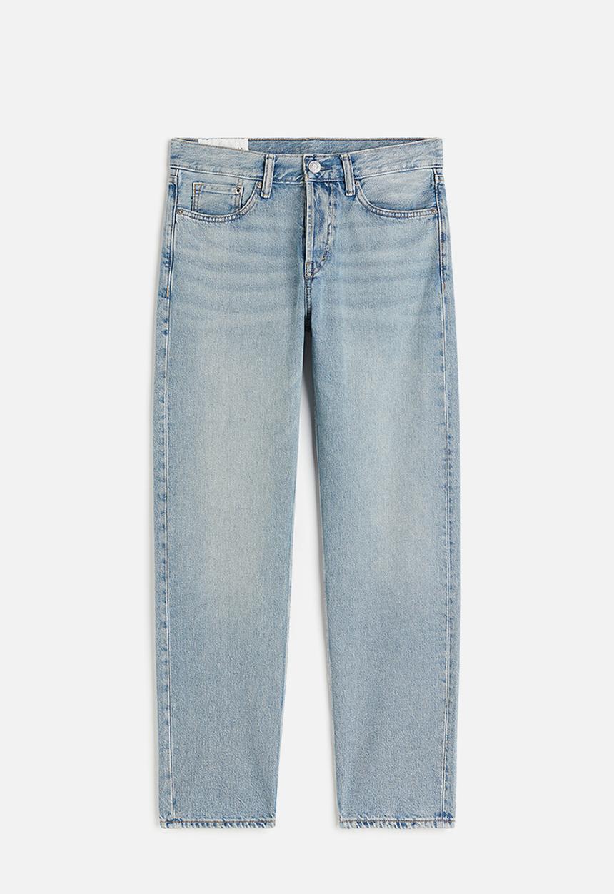 H&M - Straight regular jeans - light denim blue