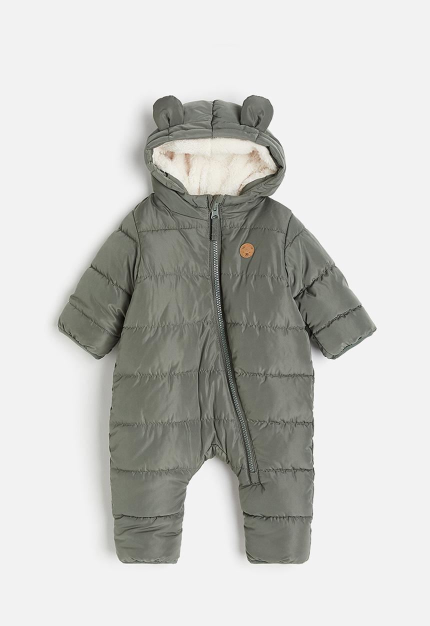 H&M - Padded all-in-one suit - khaki green