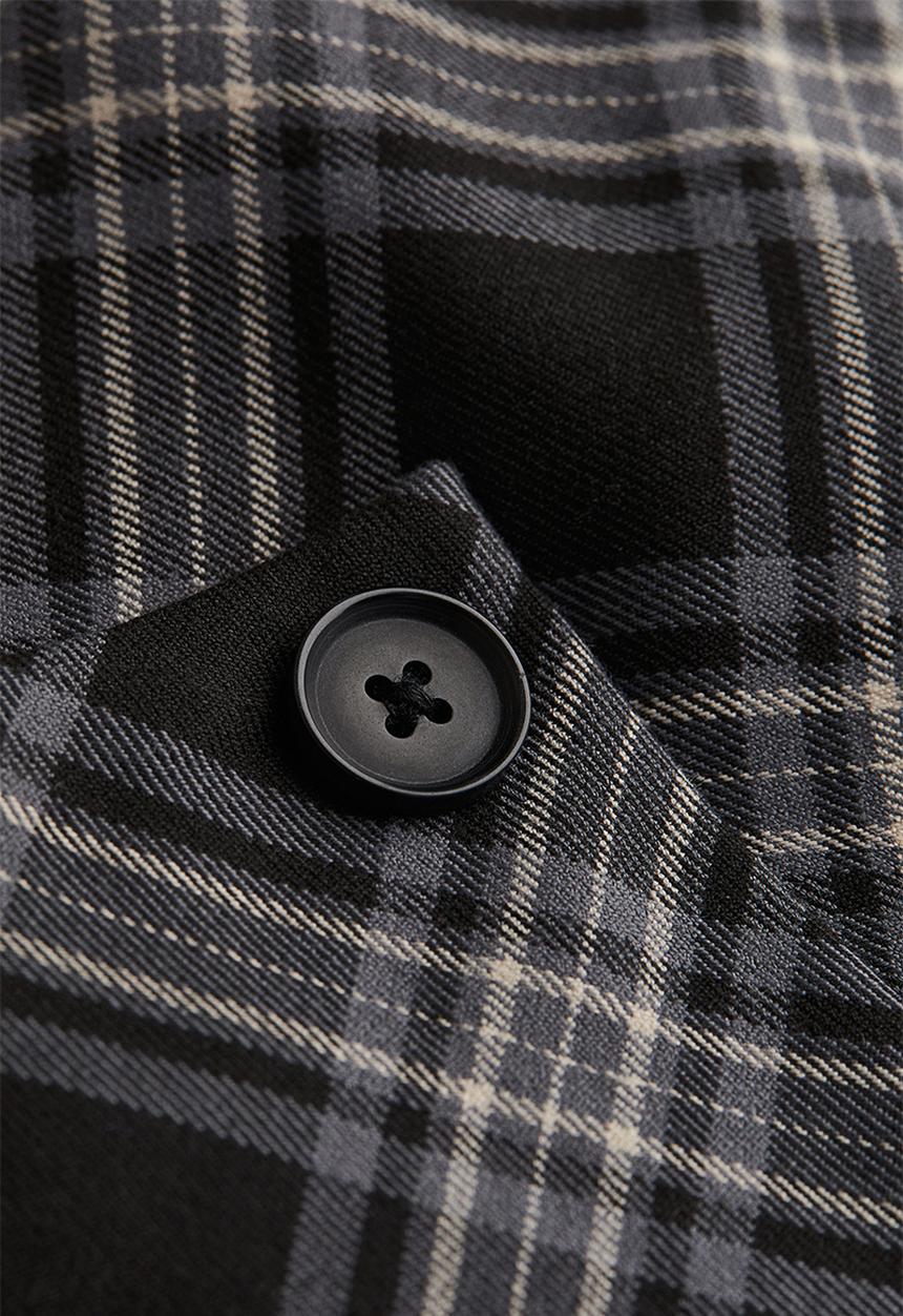 H&M - Wrap skirt - black & checked