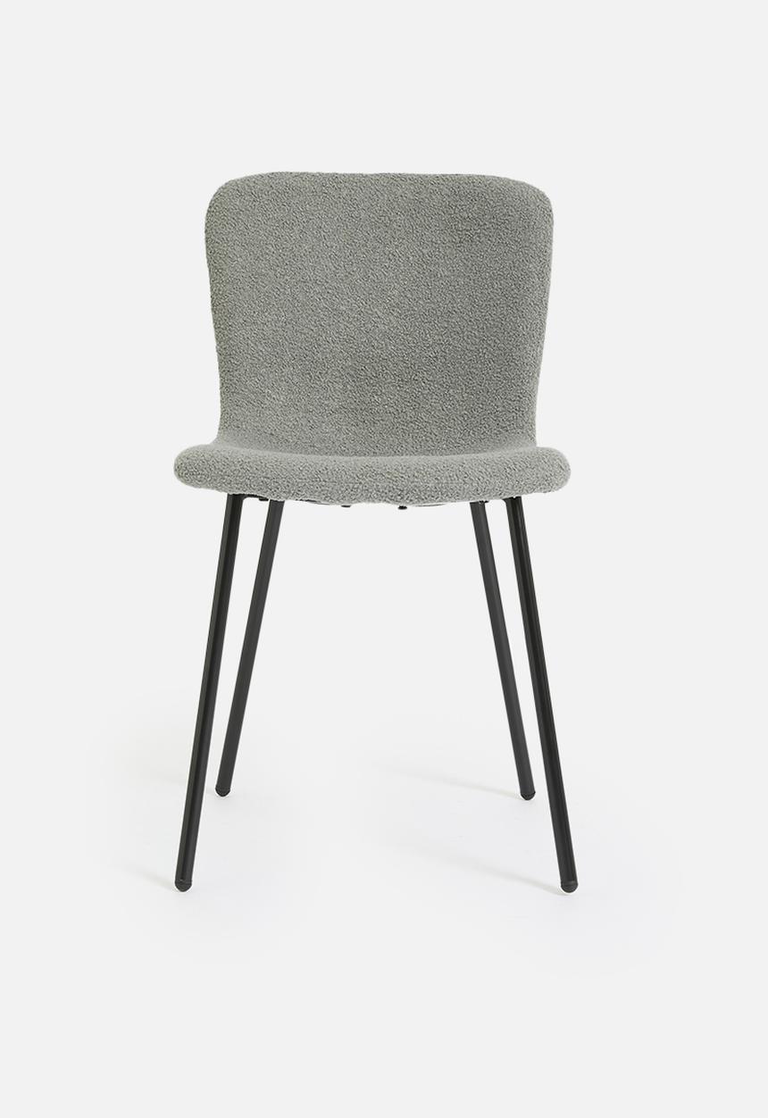 Sixth Floor - Sherpa dining set of 2 - grey