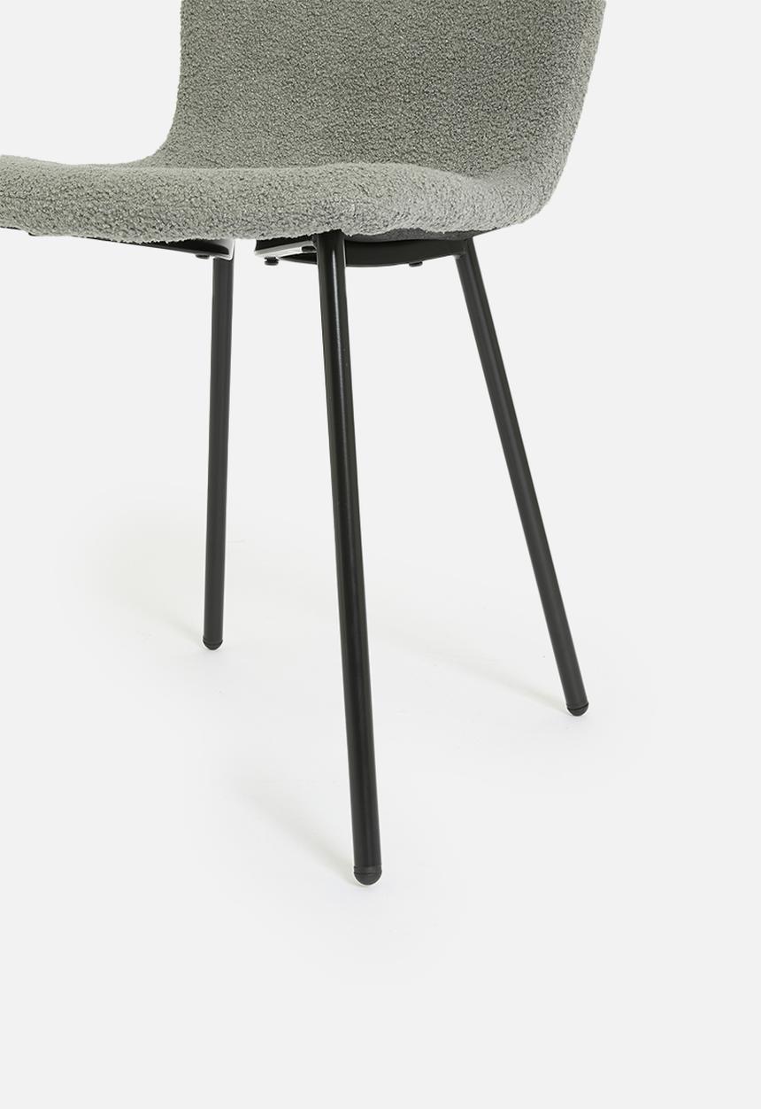 Sixth Floor - Sherpa dining set of 2 - grey