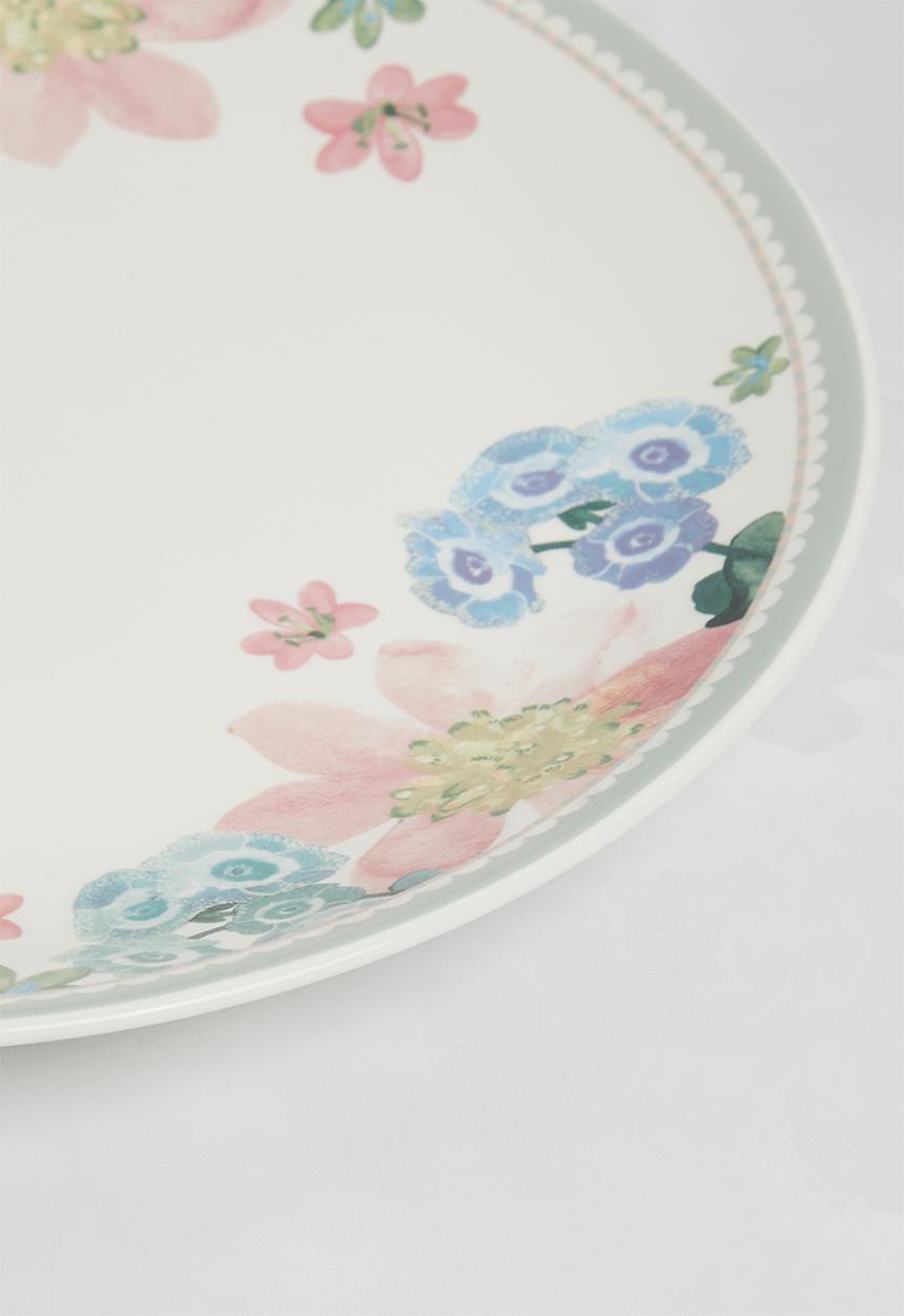 Maxwell & Williams - Primula Round Platter - White Gift Boxed