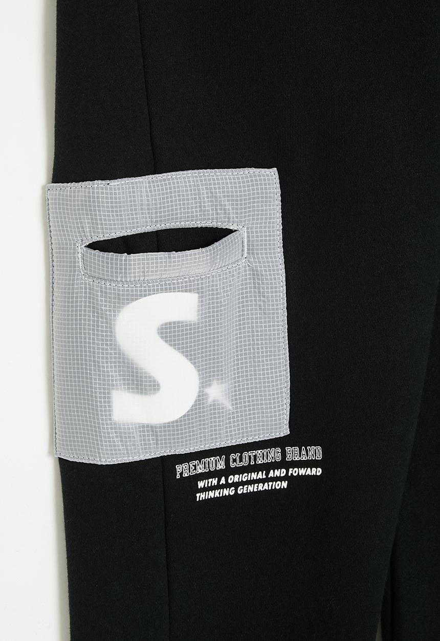 SOVIET - Boys track pants - black