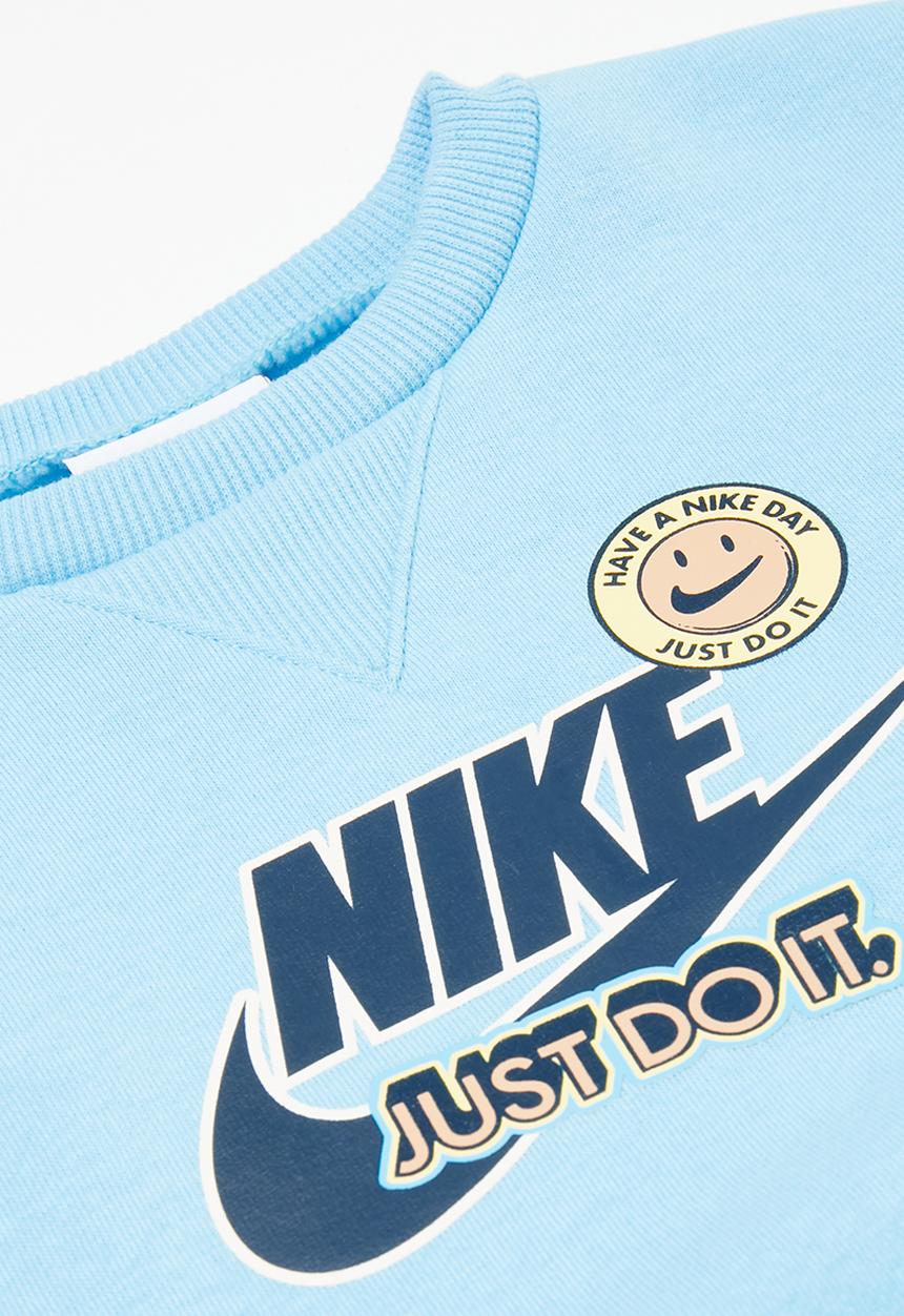 Nike - Nkb b nsw soa fleece crew set - midnight navy