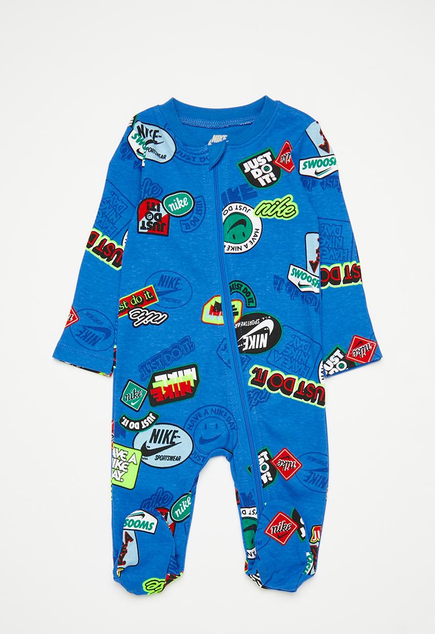 Nike - Nkb b nsw aop footed coverall - light photo blue