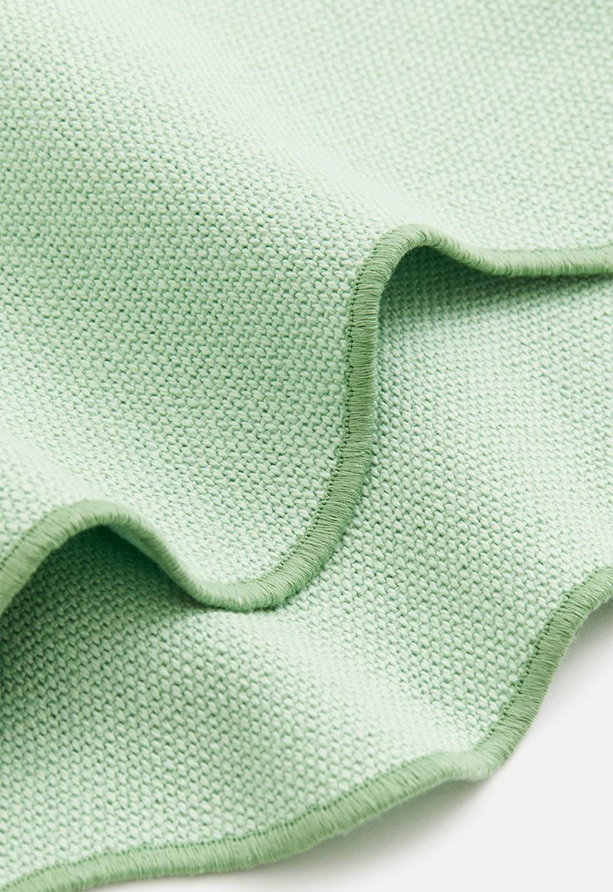 H&M - 2-pack scallop-edged place mats - green