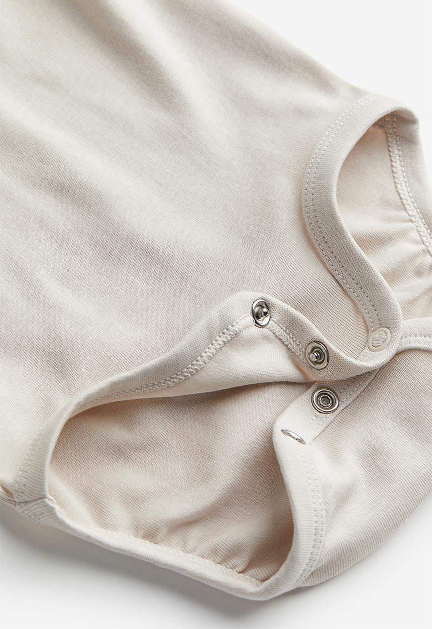 H&M - 2-pack long-sleeved bodysuits - white/hearts