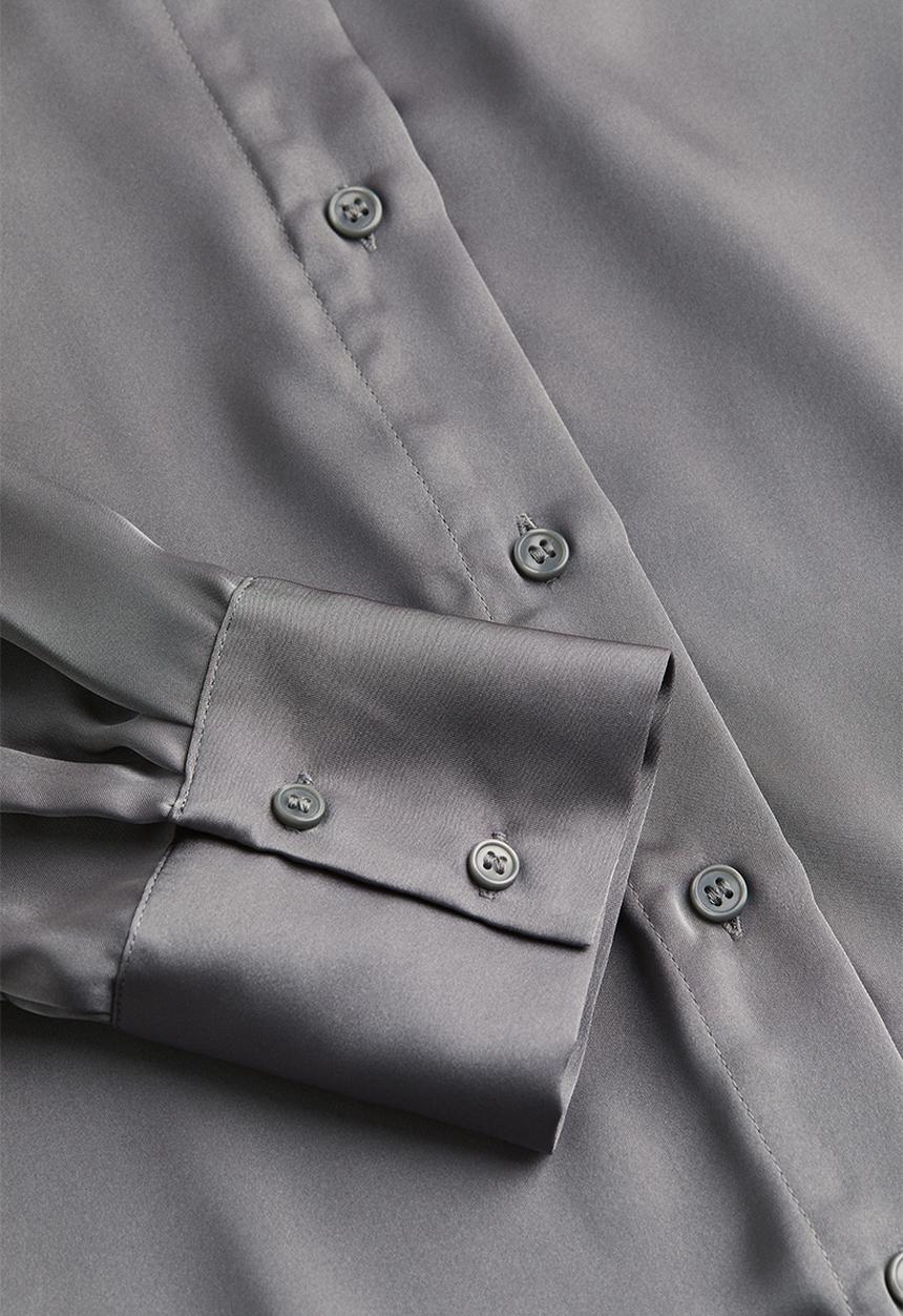 H&M - Pointed-collar shirt - grey