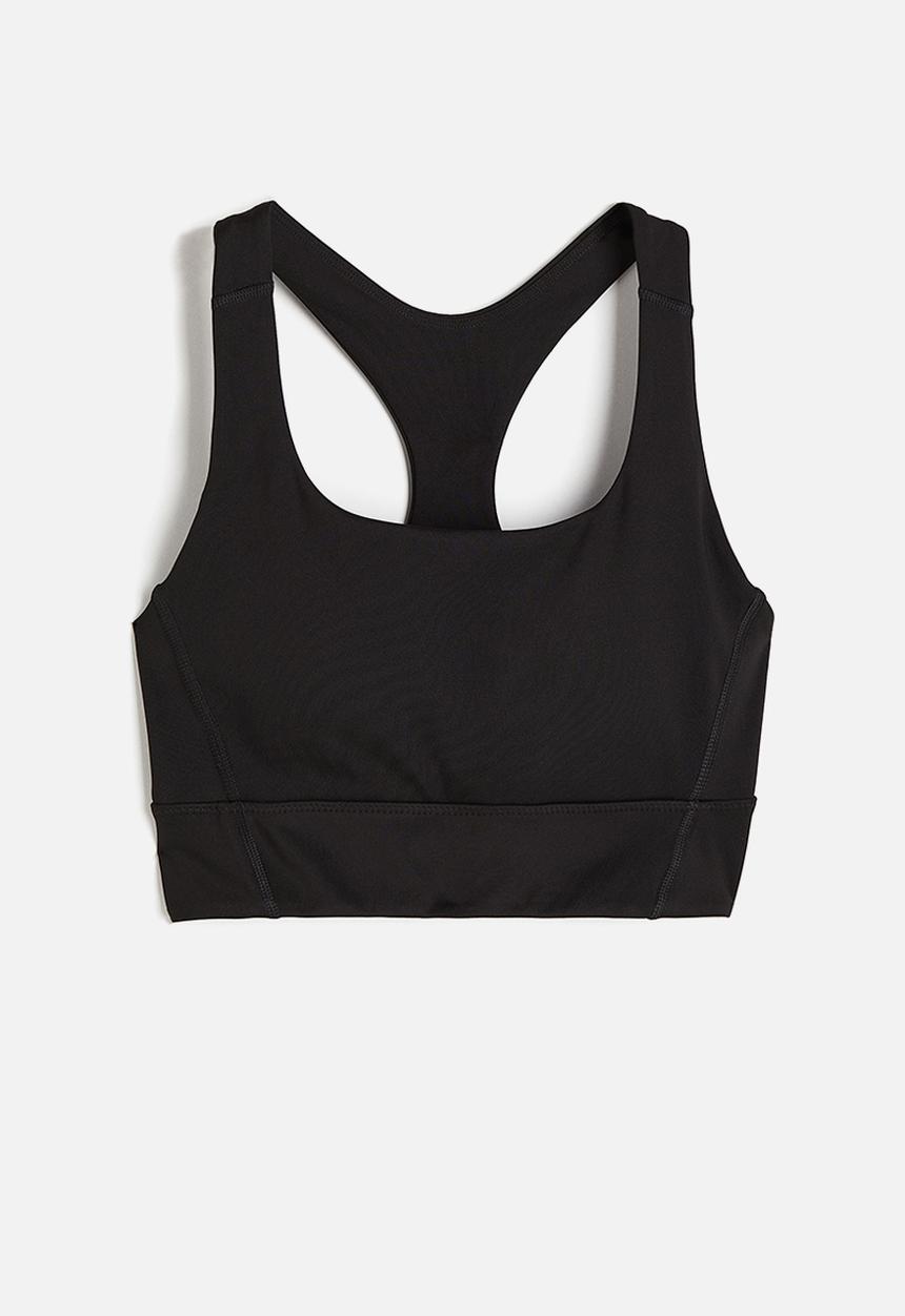 H&M - Drymove™ medium support sports bra - black
