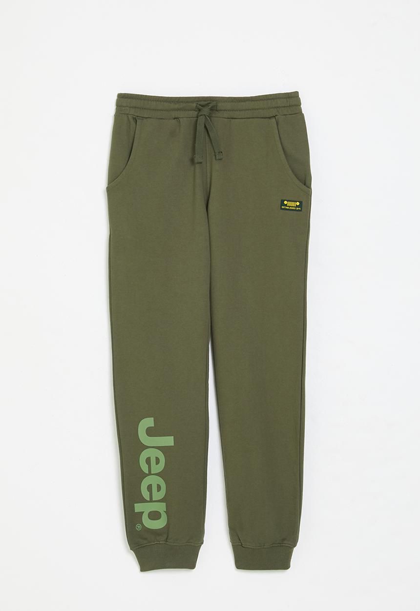 JEEP - Cuff logo jogger - fatigue