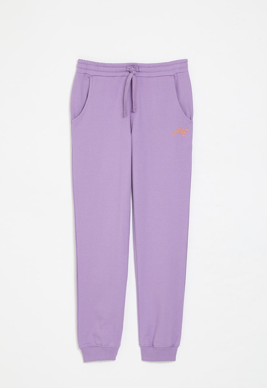 JEEP - Cuff logo jogger - lavender silk