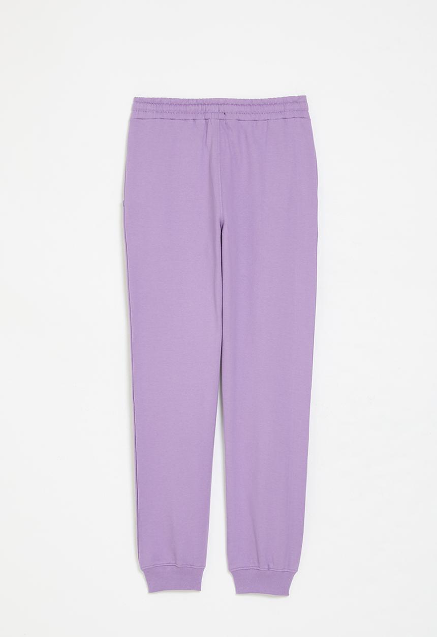 JEEP - Cuff logo jogger - lavender silk