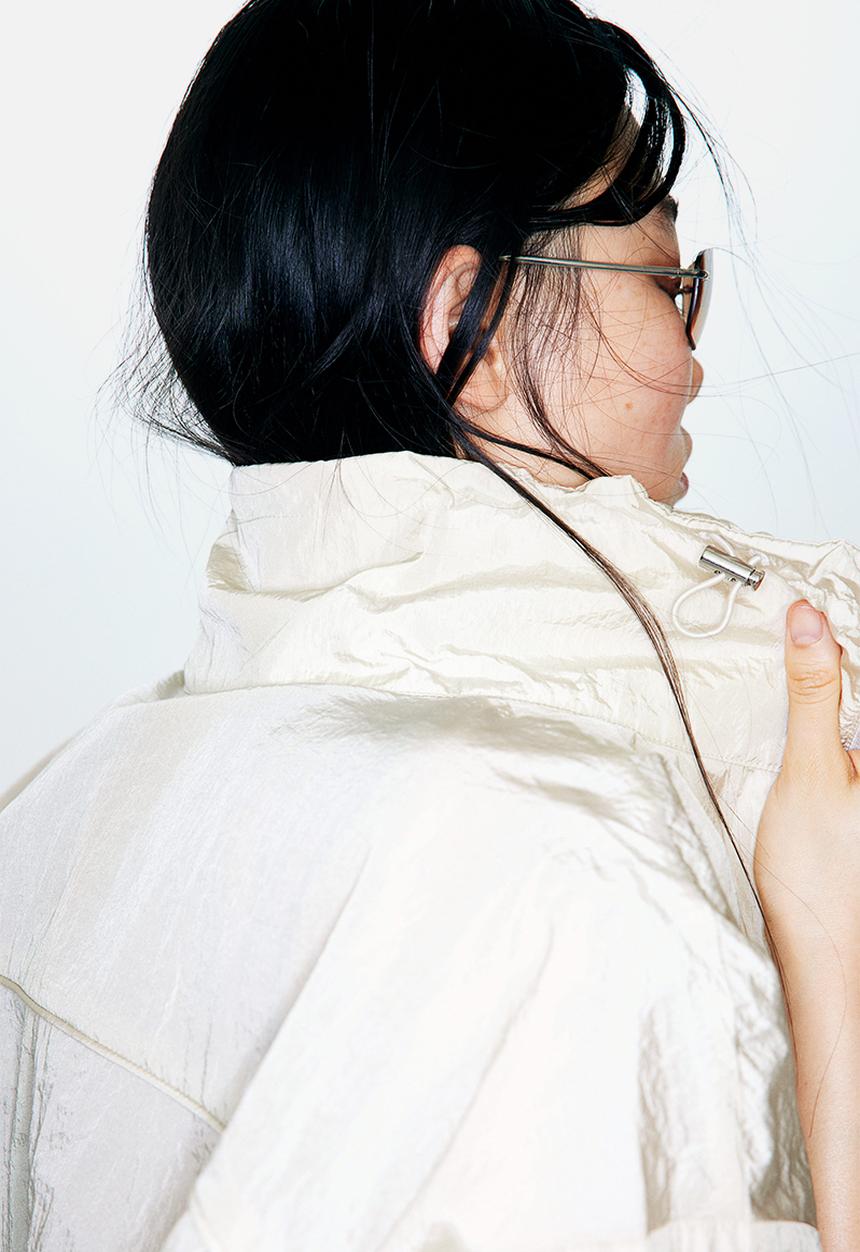 H&M - Parachute bomber jacket - light beige