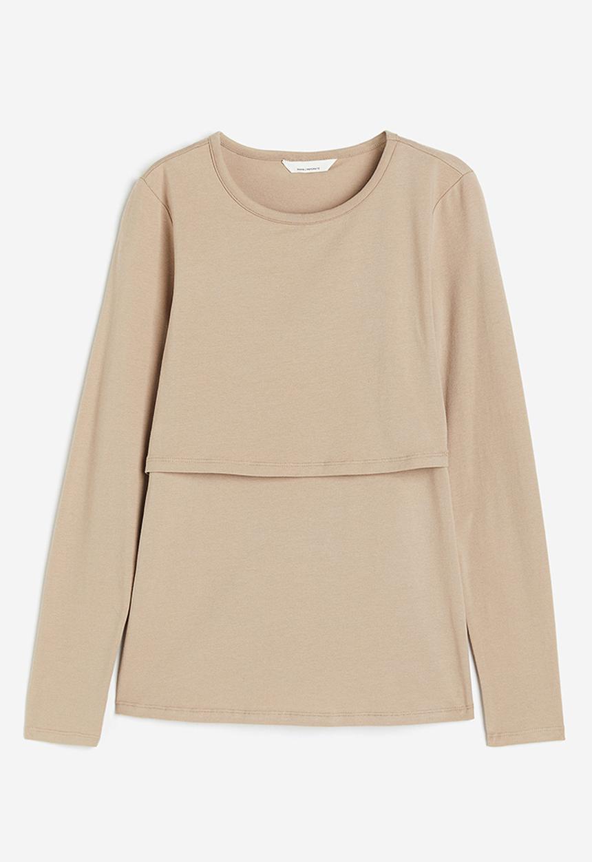 H&M - Mama nursing top - beige