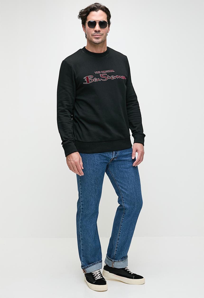 Ben Sherman - Signature Crew Sweater 59999 - Black