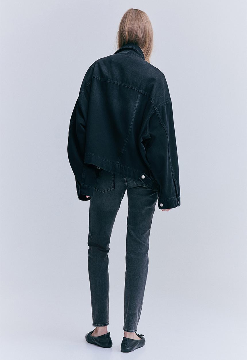 H&M - Mama skinny jeans - dark denim grey