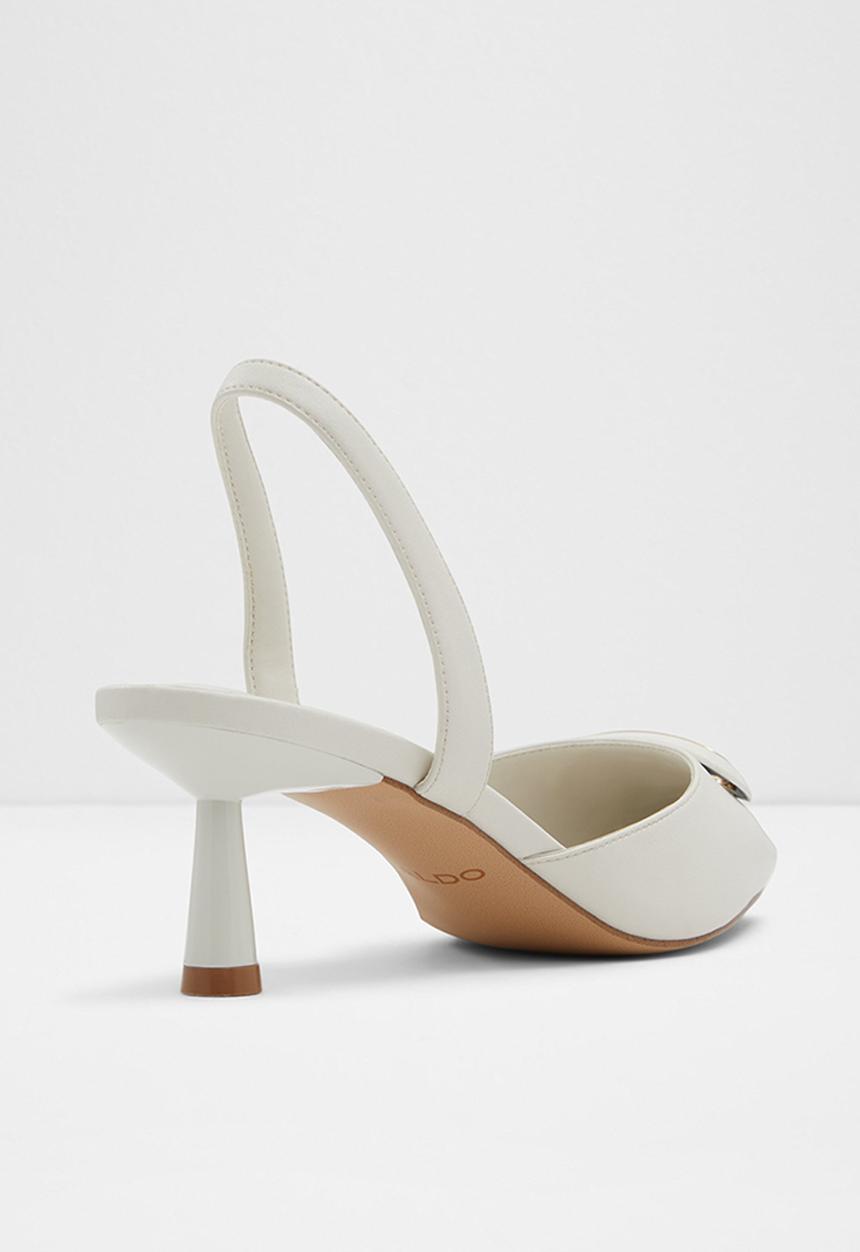 ALDO - Giocante slingback heel - white & bone