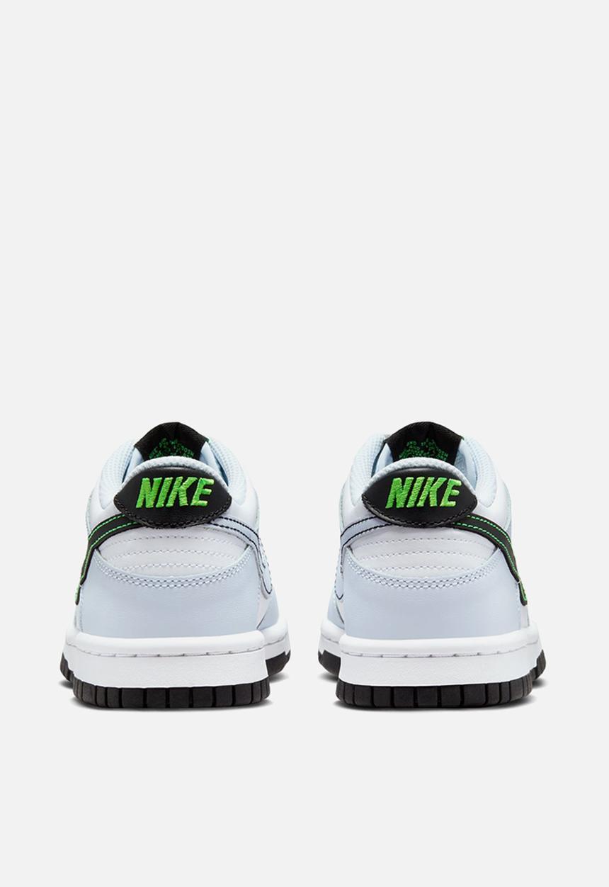 Nike - Nike Dunk Low - White/Black-Football Grey-Green Strike
