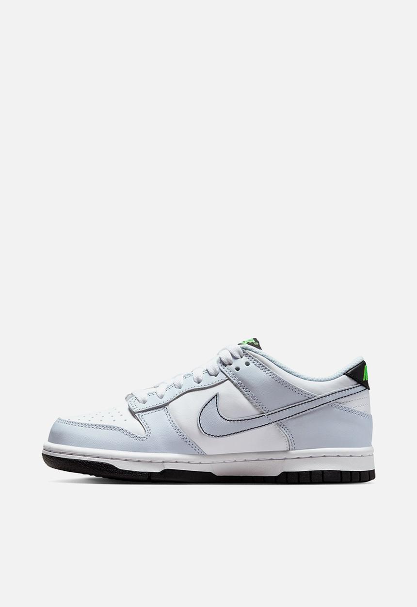 Nike - Nike Dunk Low - White/Black-Football Grey-Green Strike