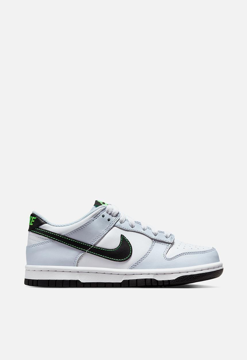 Nike - Nike Dunk Low - White/Black-Football Grey-Green Strike
