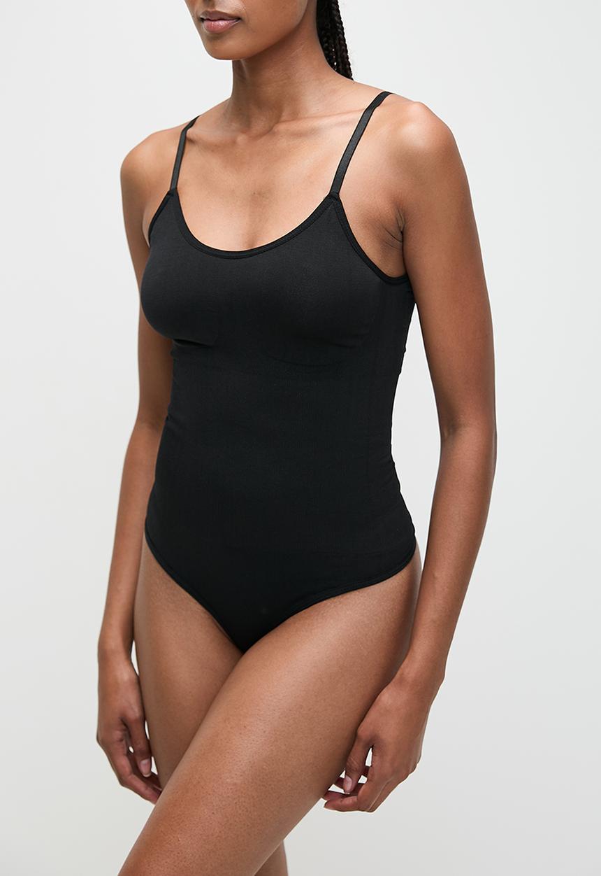 Tessa Design - Tessa sculpt t-shaped bodysuit - black