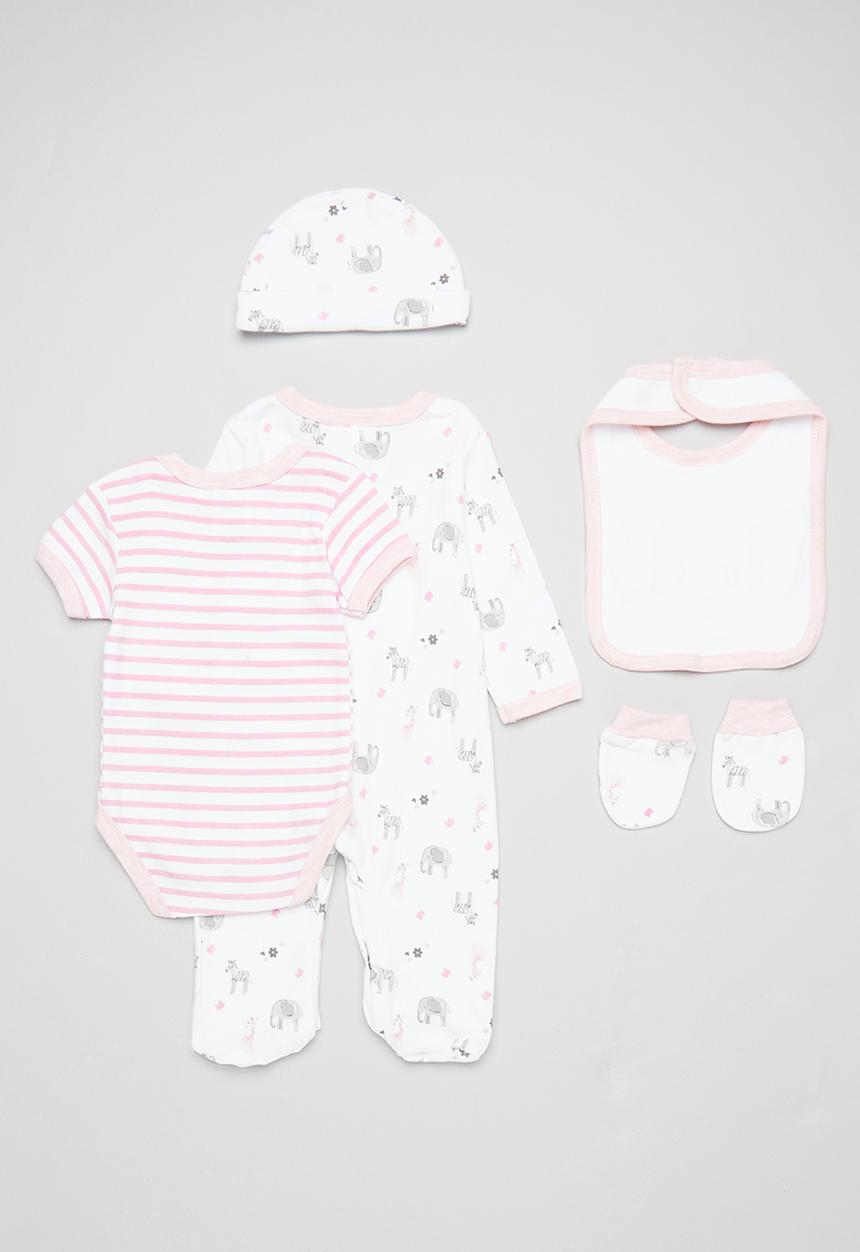 Pop Candy - 5 Piece romper set - pink