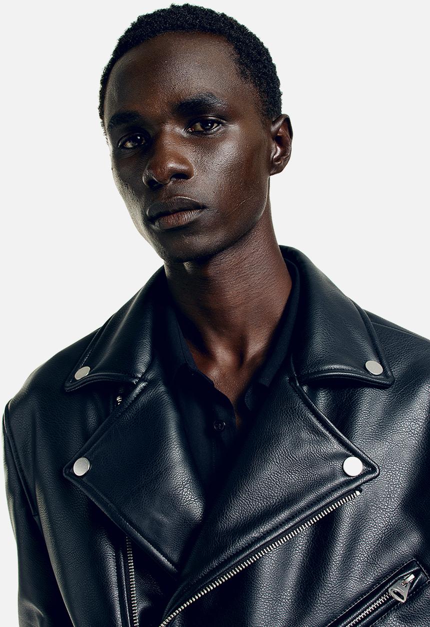 H&M - Regular fit biker jacket - black
