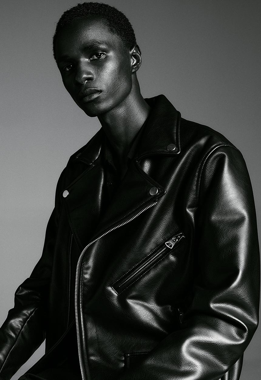H&M - Regular fit biker jacket - black