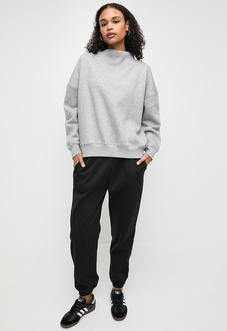 Superbalist - Turtle neck sweatshirt - grey melange